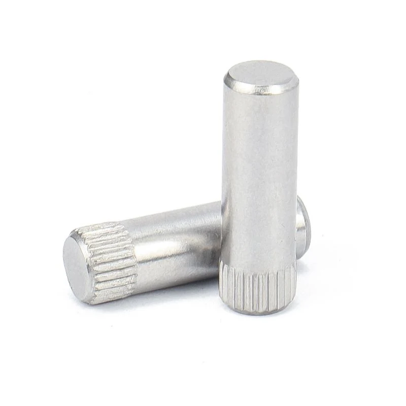 High Precision 304/316 Stainless Steel Knurled Dowel Pins