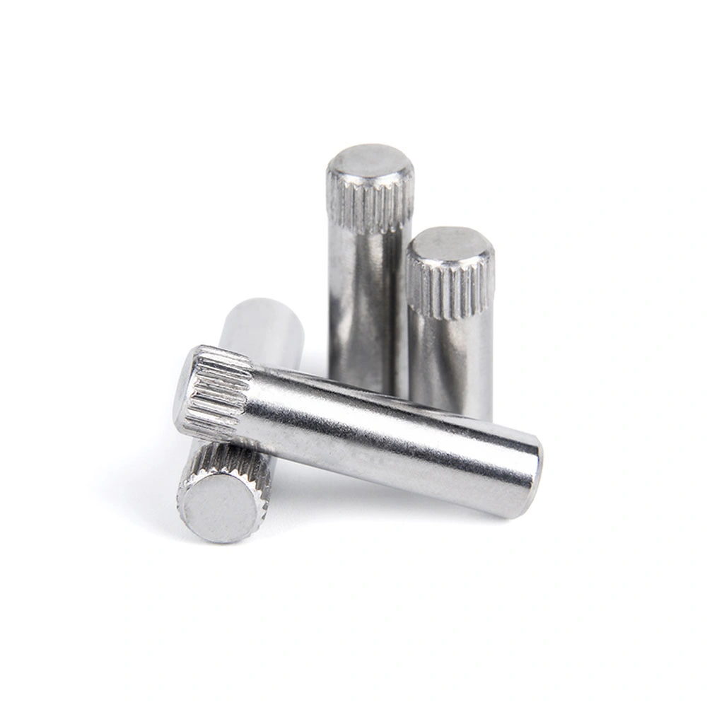 High Precision 304/316 Stainless Steel Knurled Dowel Pins